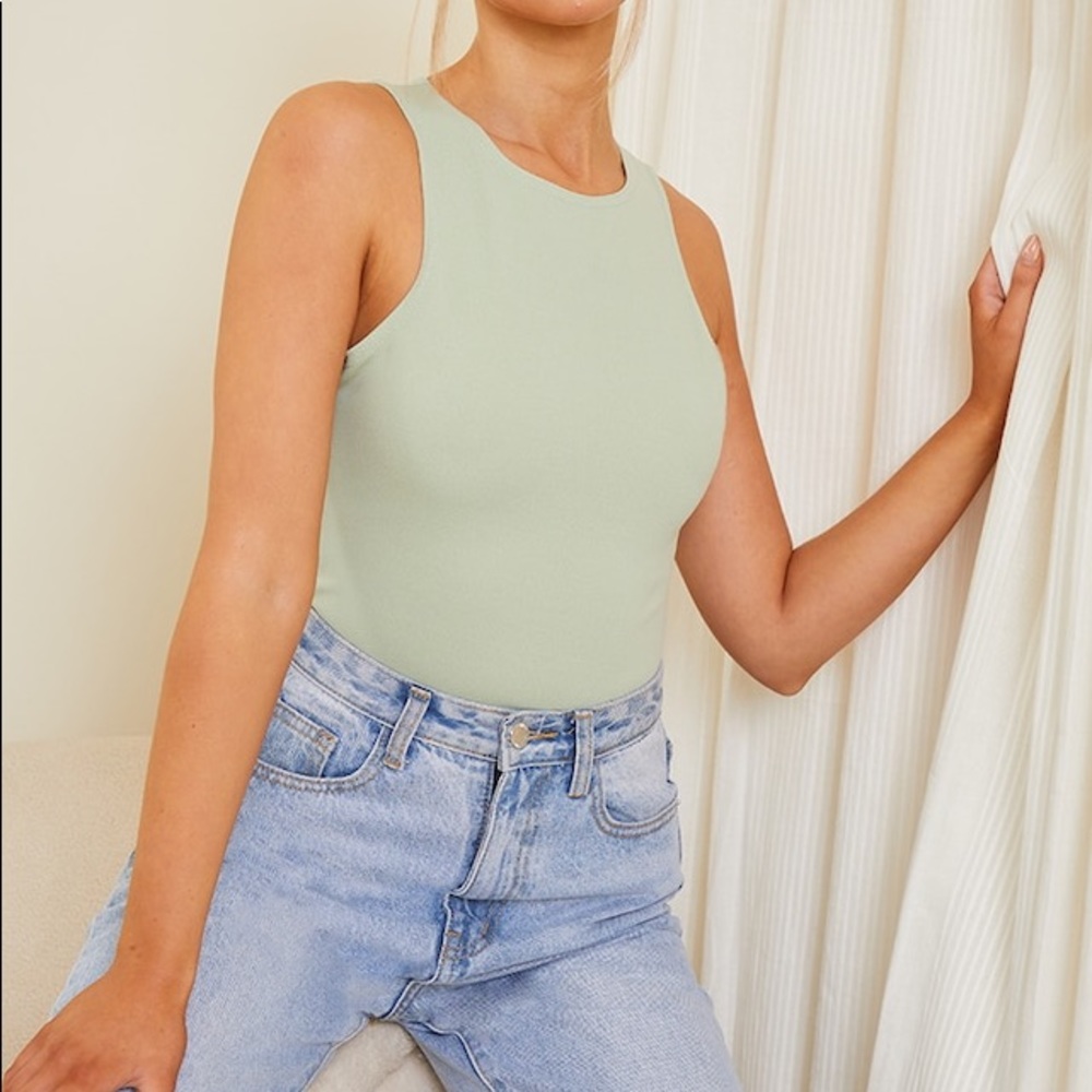 Green body suit